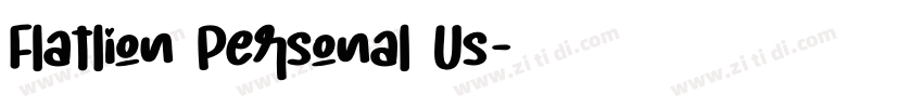 Flatlion Personal Us字体转换 Flatlion Personal Us字体转换